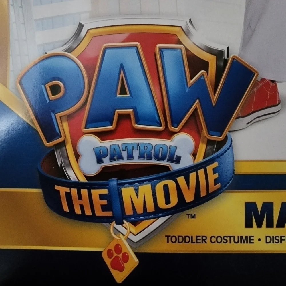 NWT Paw Patrol The Movie Marshall Fireman Dog Halloween Costume 2T Outfit & Hat
